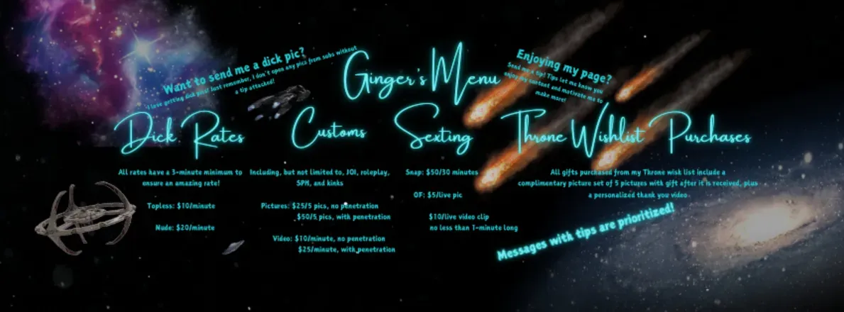 OnlyFans cuenta gingergalactic92 header 2