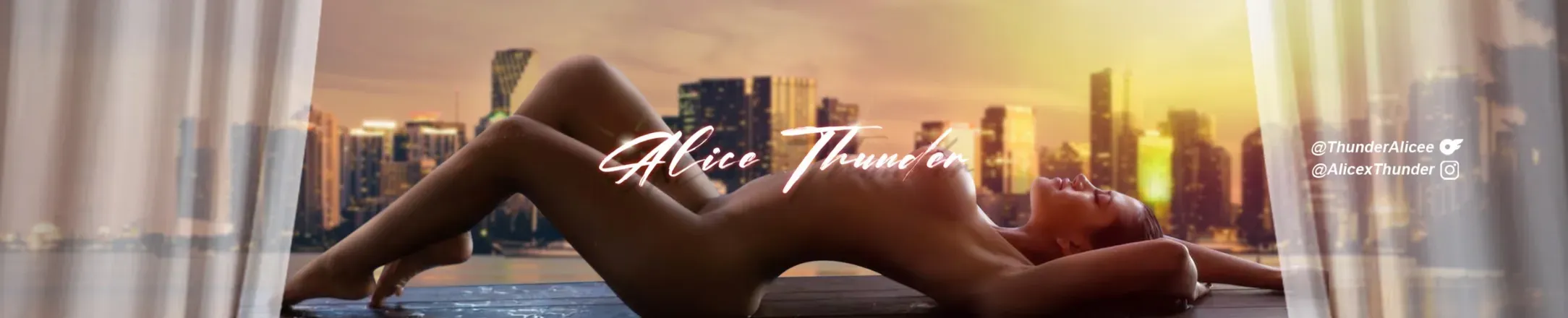 OnlyFans account  thunderalicee header 2