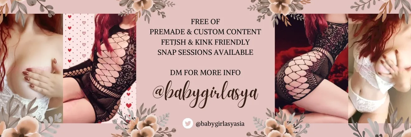 OnlyFans cuenta babygirlasya header 2