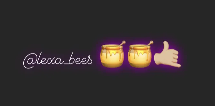 OnlyFans account  lexa_bees header 2