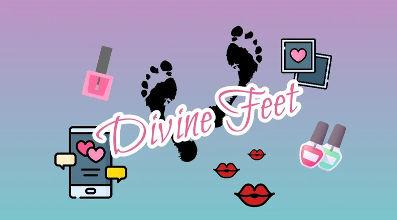 OnlyFans account  divine.feet header 2
