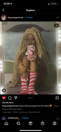 OnlyFans account  thehairmakesthemstare header 2