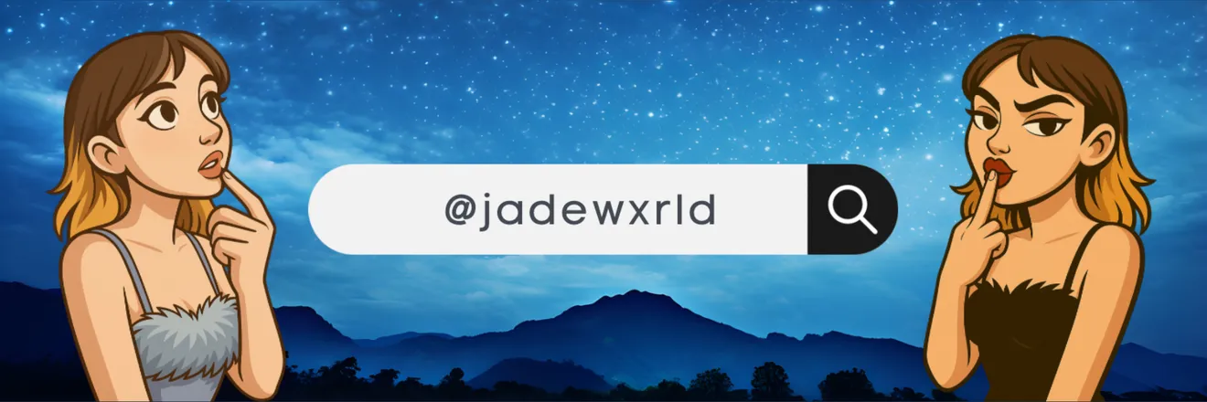 OnlyFans account  jadewxrld header 2