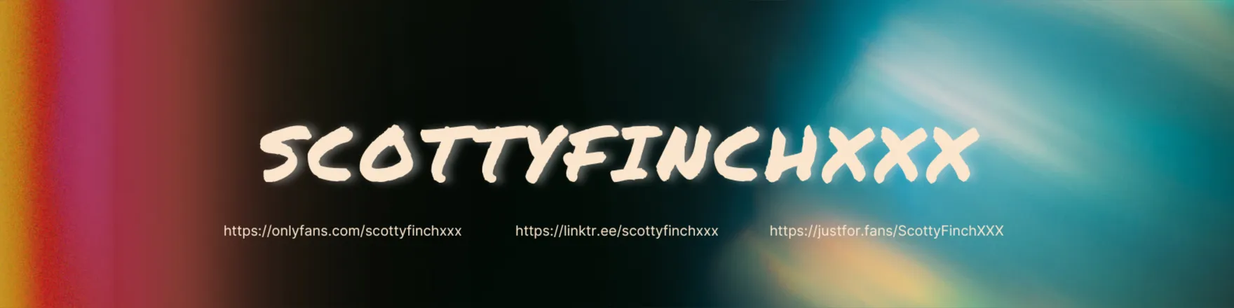 OnlyFans account  scottyfinchxxx header 2