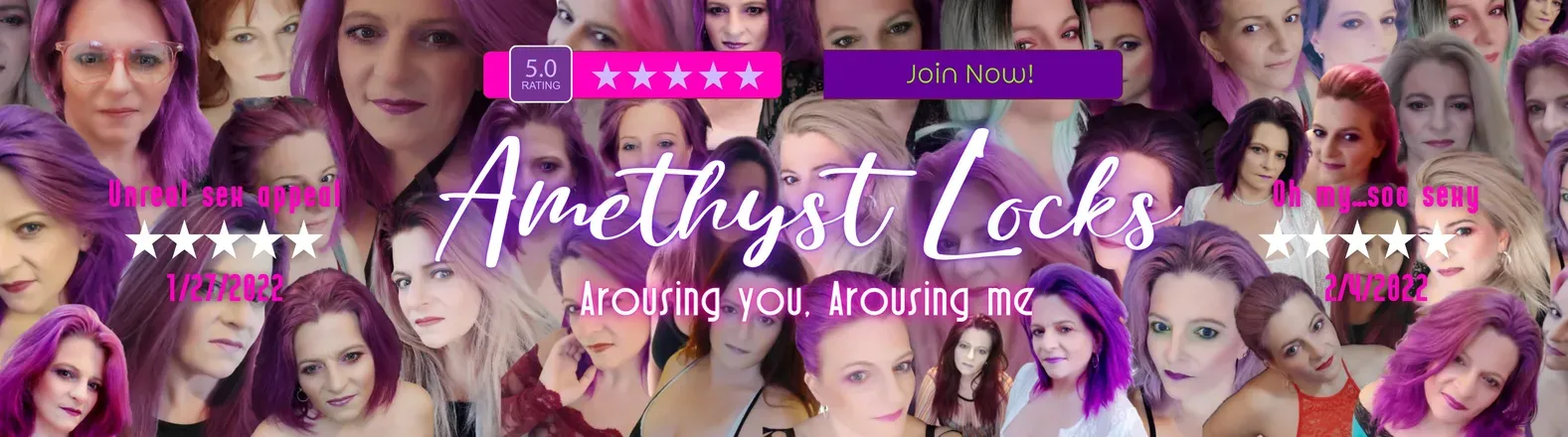 OnlyFans account  amethystlocks header 2