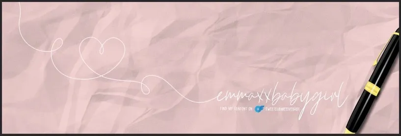 OnlyFans account  sweetsubmissivebaby header 2