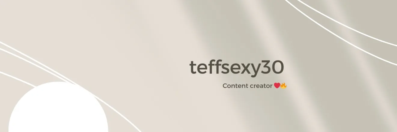 OnlyFans cuenta teffsexy30 header 2