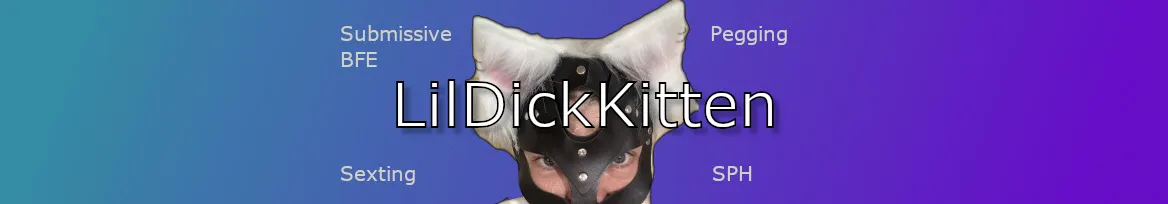 OnlyFans cuenta lildickkitten header 2