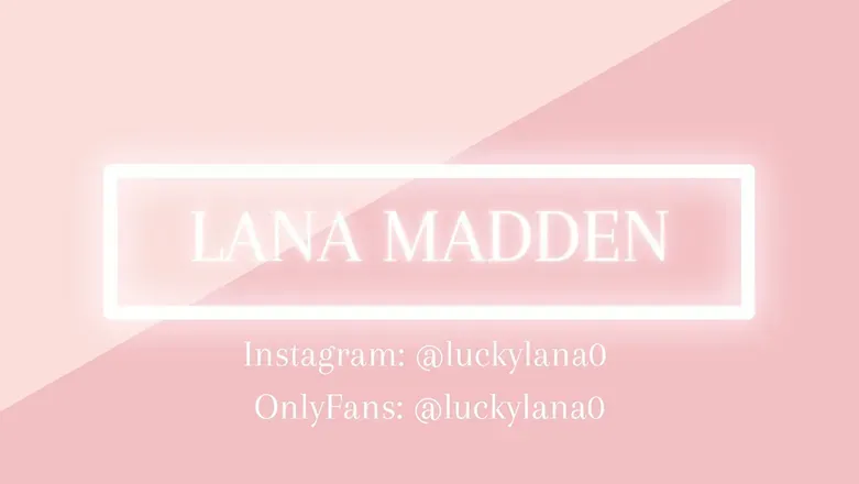 OnlyFans account  luckylanafree header 1