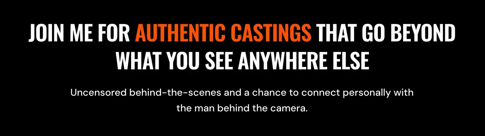 OnlyFans account  thecastingdude header 2