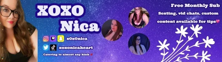OnlyFans account  xoxonica header 2