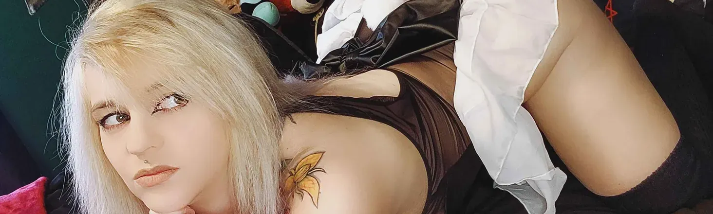 OnlyFans account  blondiegoth header 2