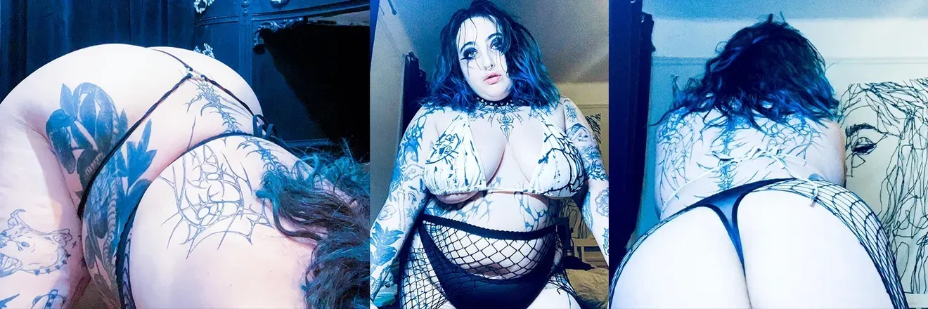 OnlyFans cuenta tattdgothbaddie header 2
