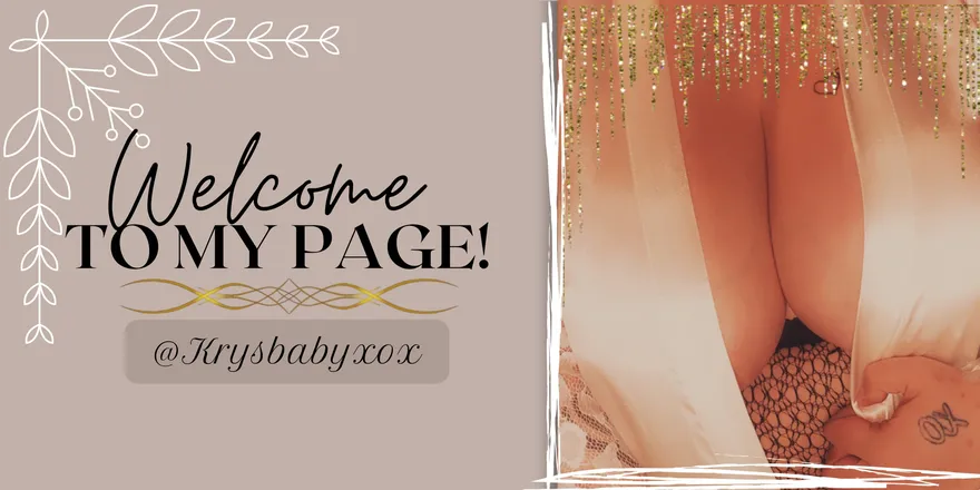 OnlyFans account  krysbabyxox header 2