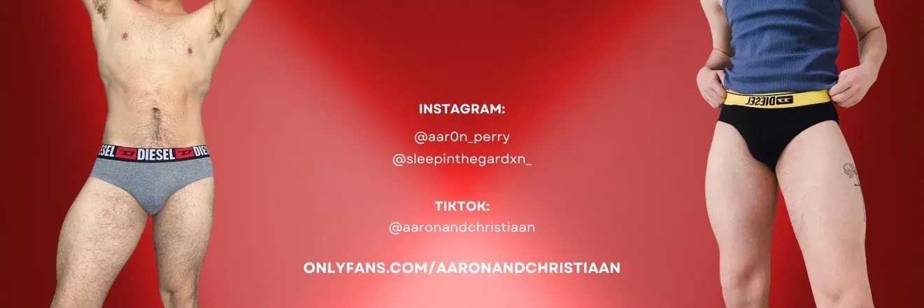 OnlyFans cuenta aaronandchristiaanfree header 2