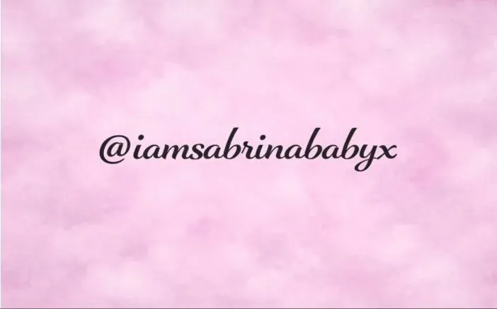 OnlyFans cuenta iamsabrinababyx header 2