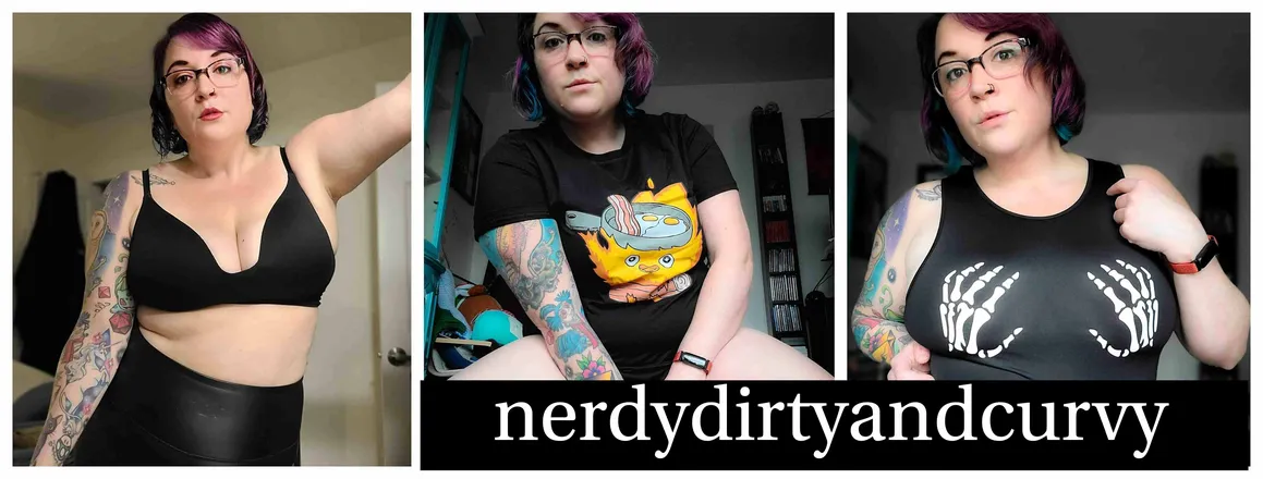 OnlyFans cuenta freenerdydirtyandcurvy header 2