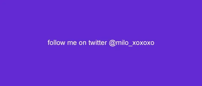 OnlyFans account  milo_x header 2