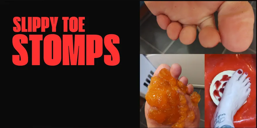 OnlyFans cuenta slippytoesstomps header 2