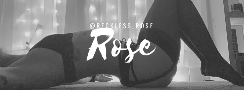 OnlyFans account  reckless_rose header 2