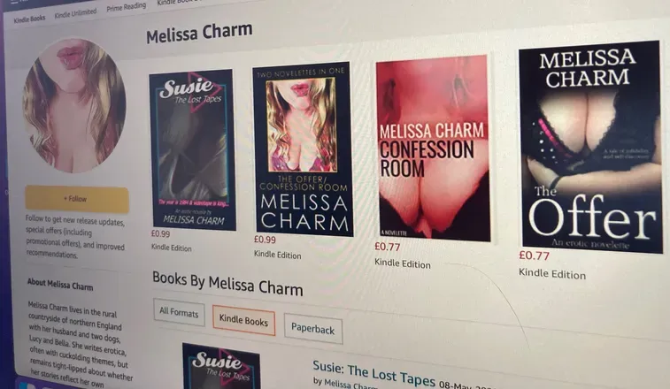 OnlyFans account  charmingauthor header 2