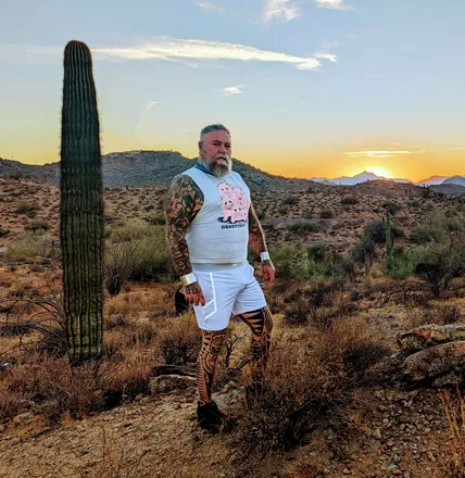 OnlyFans account  wolfbearman header 2