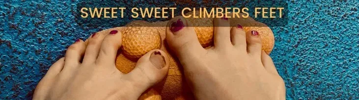OnlyFans cuenta climbersfeet header 2