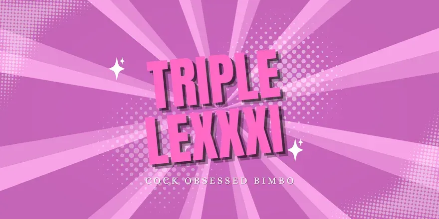 OnlyFans cuenta triplelexxxi header 2