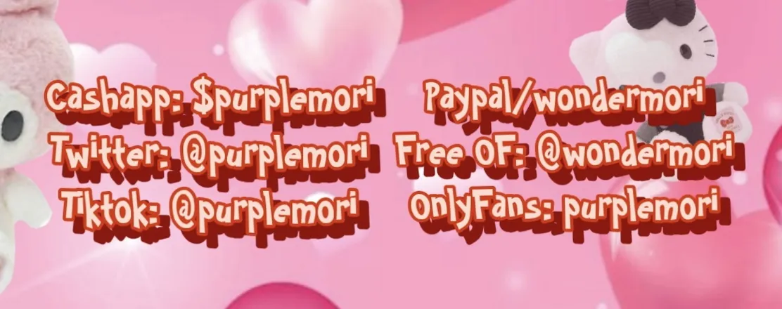 OnlyFans account  purplemori header 2