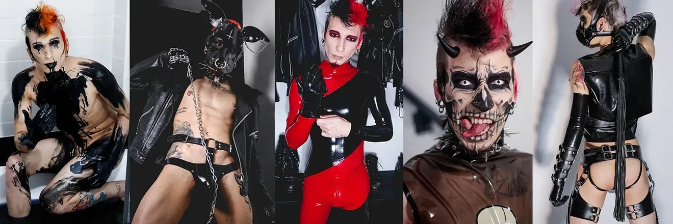OnlyFans account  therubberdemon header 2