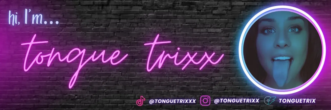 OnlyFans cuenta tonguetrix header 2