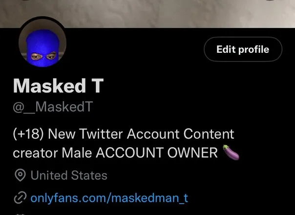 OnlyFans cuenta maskedman_t header 2