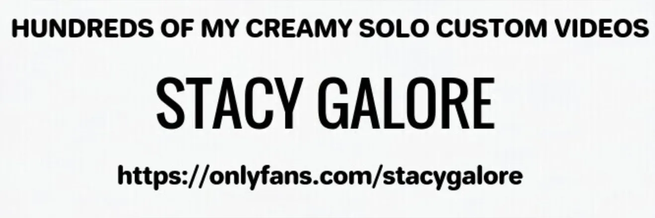 OnlyFans cuenta stacygalore header 2