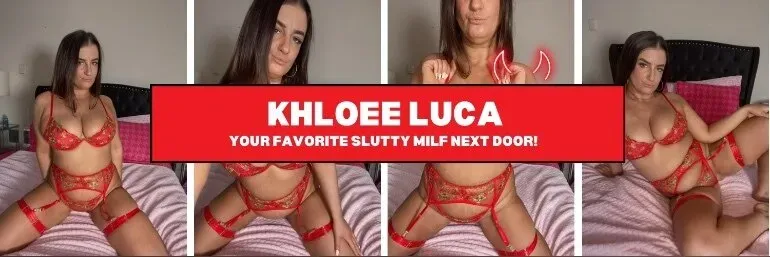 OnlyFans account  khloeeluca header 2
