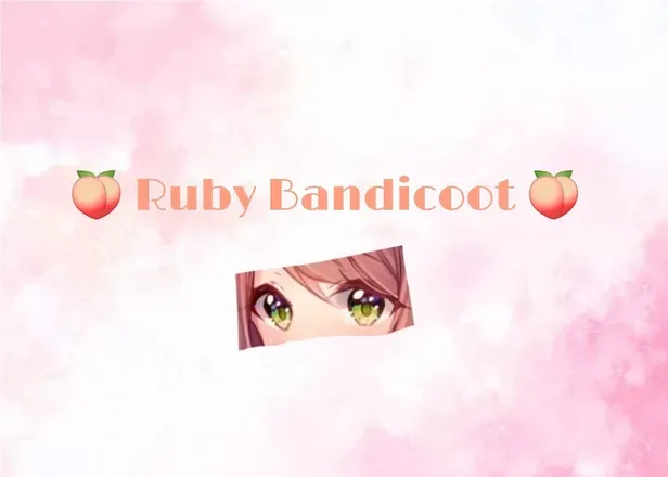 OnlyFans account  ruby.badicoot header 2