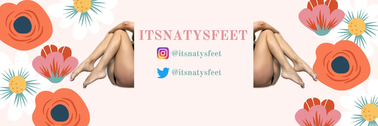 OnlyFans cuenta itsnatysfeet header 2