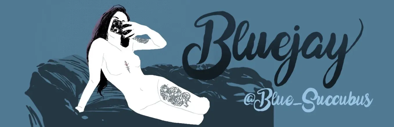 OnlyFans cuenta blue_succubus header 2