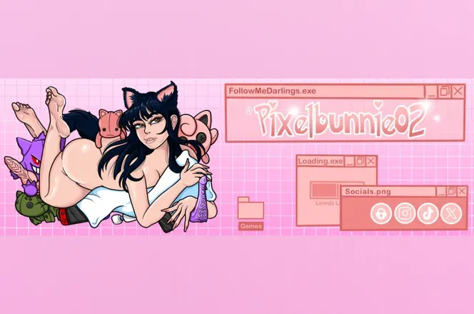 OnlyFans cuenta pixelbunnie02 header 2