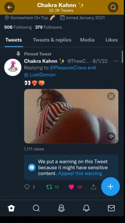 OnlyFans cuenta theechakrakahnn header 2