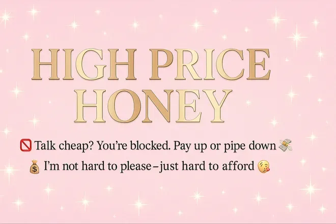 OnlyFans account  highpricehoney header 2
