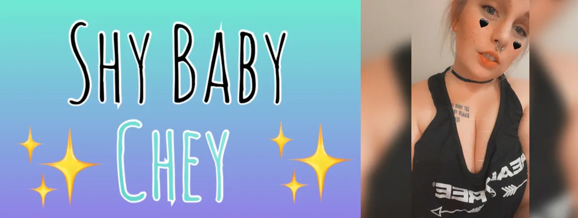OnlyFans account  shybabychey header 2