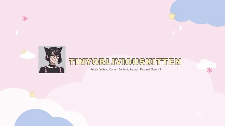 OnlyFans account  tinyobliviouskitten header 2