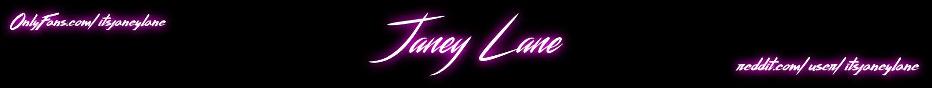 OnlyFans account  itsjaneylane header 2
