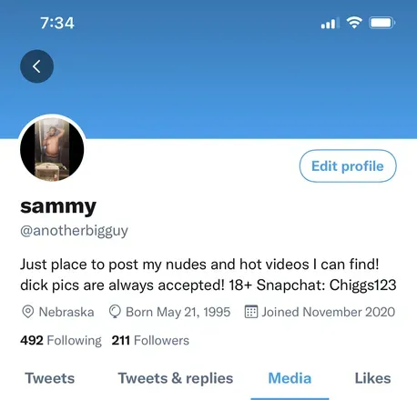 OnlyFans account  anotherbig_guy header 2