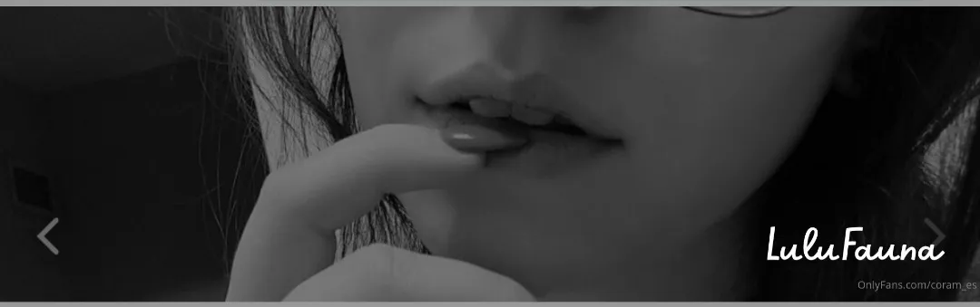 OnlyFans cuenta lulufauna header 2
