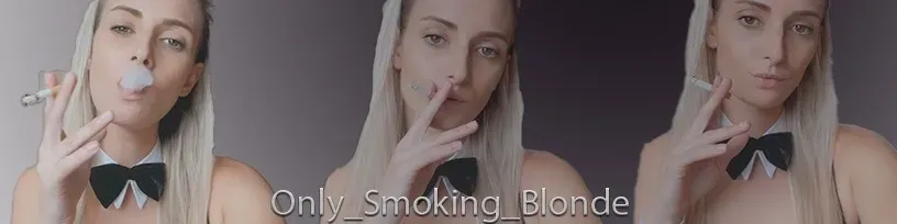 OnlyFans cuenta only_smoking_blonde header 2