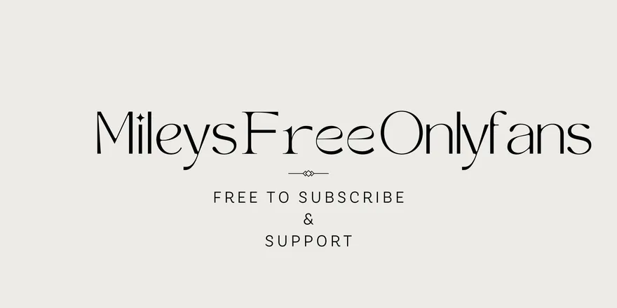 OnlyFans cuenta mileysfreeof header 2