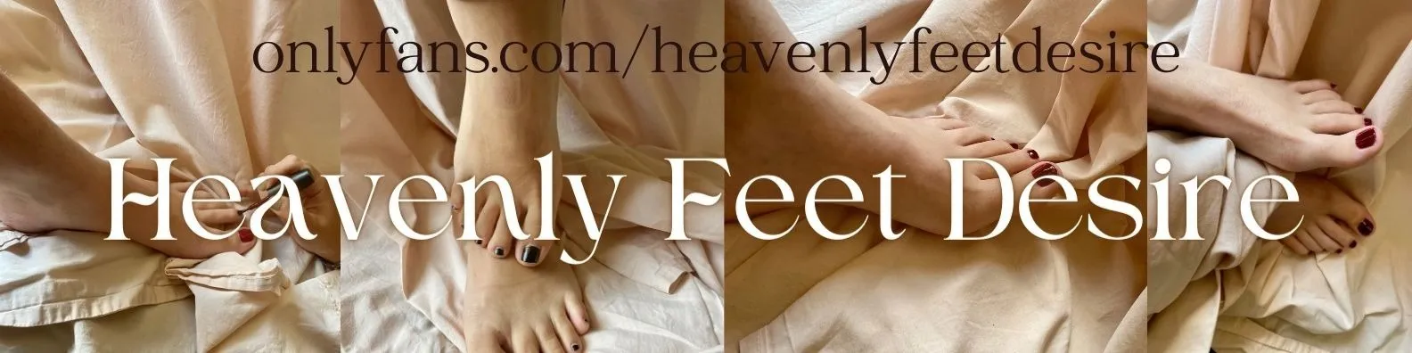 OnlyFans cuenta heavenlyfeetdesire header 2