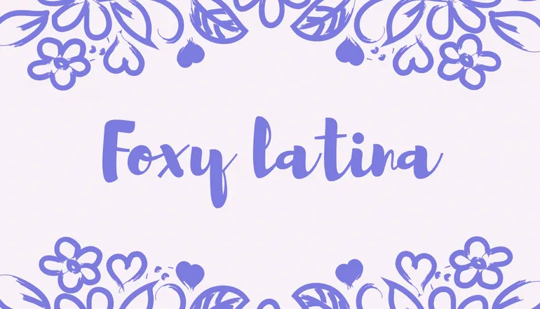 OnlyFans cuenta foxy.latina header 2
