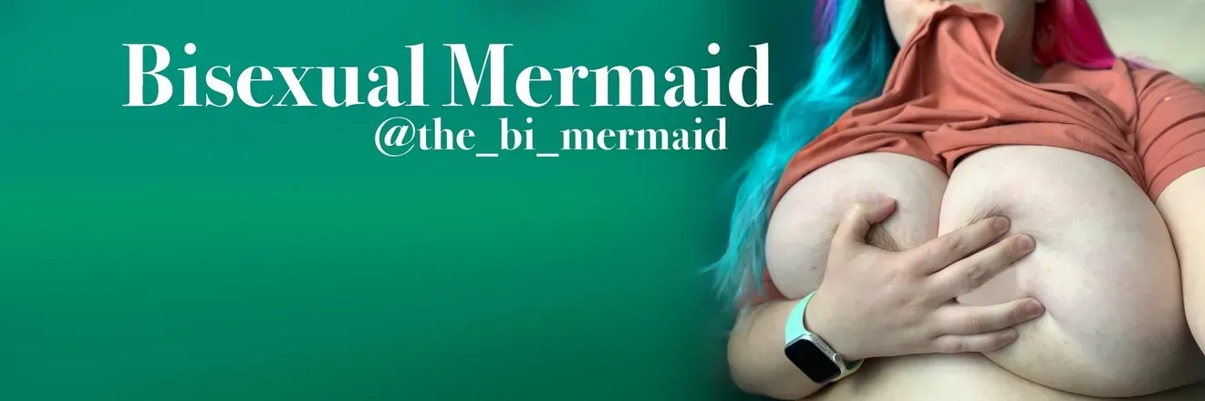 OnlyFans account  the_bi_mermaid header 2